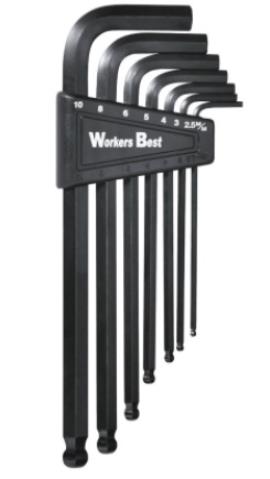 Ključevi imbus sa glavom 2,5-10 mm 7/1 3E